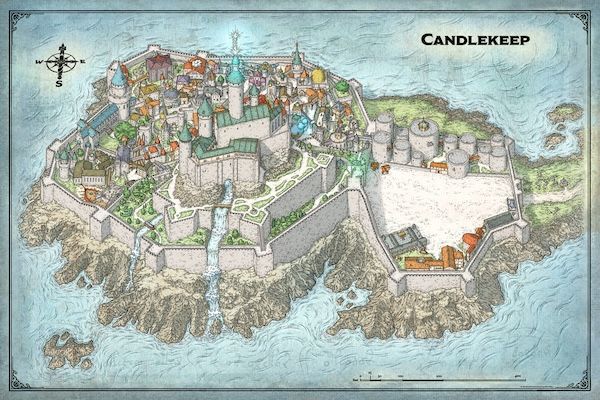 Mike Schley Candlekeep Map
